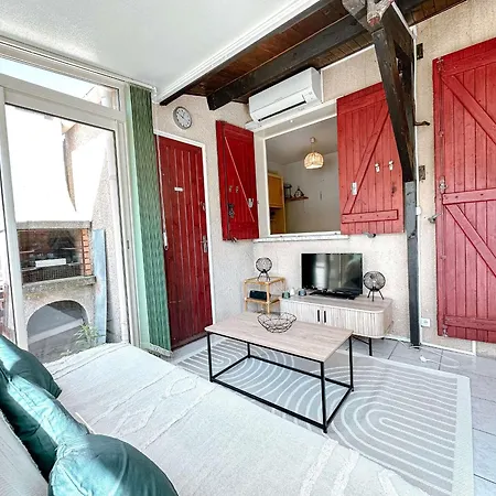 T3 Au Calme Avec Piscine, Parking, Climatisation - Fr-1-607-229 Agde